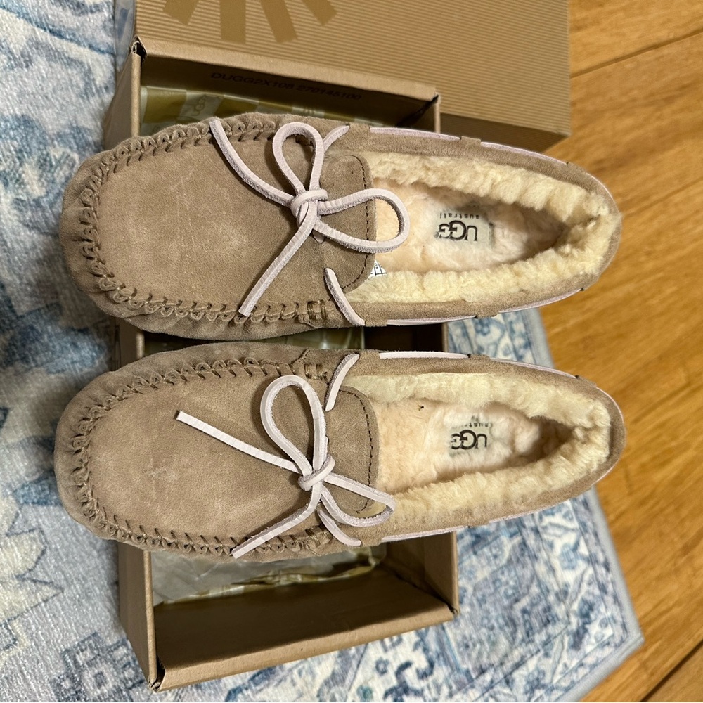 UGG Dakota Water-Resistant Moccasins in Brown